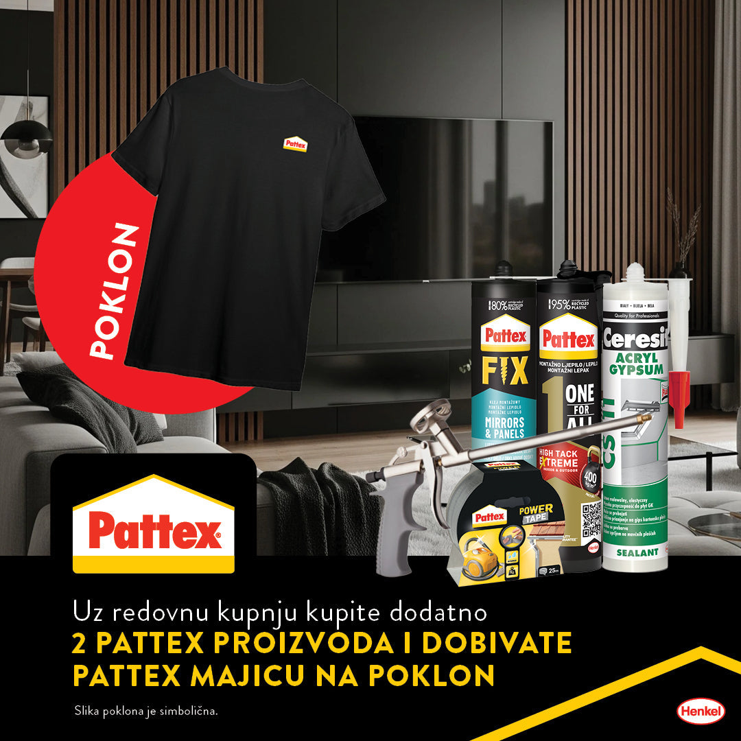 Popusti na Pattex proizvode + poklon majica