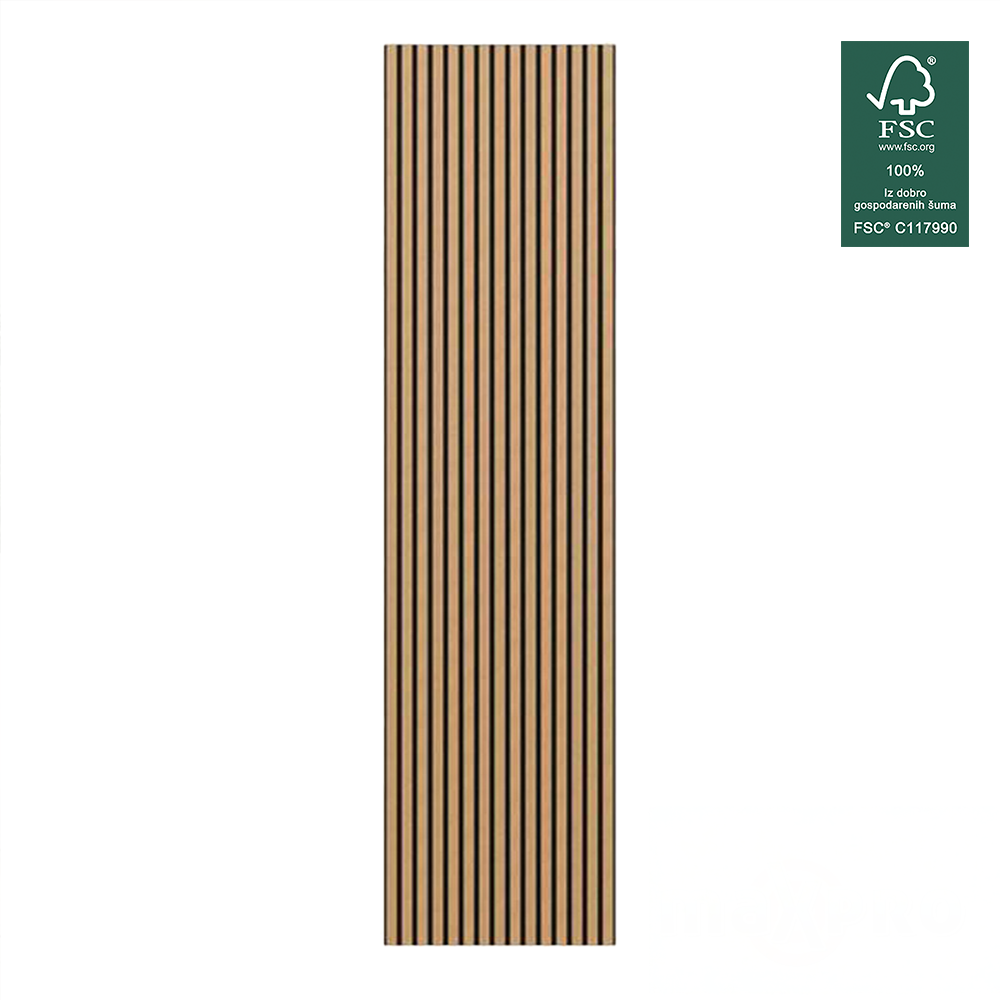 Samoljepljivi zidni panel Hrast 2700x600x9 mm